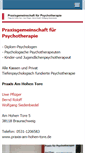 Mobile Screenshot of praxis-am-hohen-tore.de